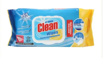 Obrázek produktu pro Čisticí ubrousky Clean Lemon 55, univerzální, pro domácnost