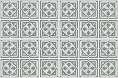 Produktbild von Fliesenaufkleber 15x15 cm – 24 Stück – Selbstklebend – Wasserfest – Pflegeleicht – Hitzebeständig – Für Küche & Bad – Geometrische Ornamente in Quadraten