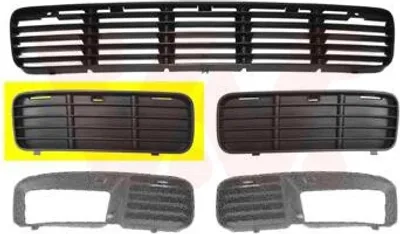 Produktbild von VAN WEZEL Lüftungsgitter Grill Stoßfänger für VW Caddy II Kastenwagen (9K9A)