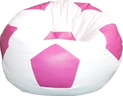 Produktbild von Sitzsackball 100x100 cm weiß rosa