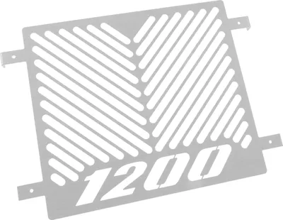 Obrázek produktu pro Kryt chladiče ZIEGER bez bočního krytu kompatibilní s Yamaha VMAX Logo stříbrná