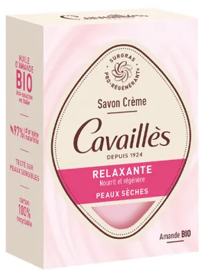 Image de Roge Cavailles, régénérant, à l'amande, nourrit et répare, savon en pain, 100 g