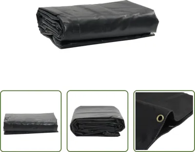 Immagine prodotto di The Living Store Abdeckplane Anthrazit 3x6 m 650 g/m²