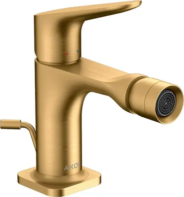 Produktbild von Einhebel-Bidetmischer AXOR CITTERIO M DN 15 m ZAG 1 1/4Zoll brushed brass brushed brass