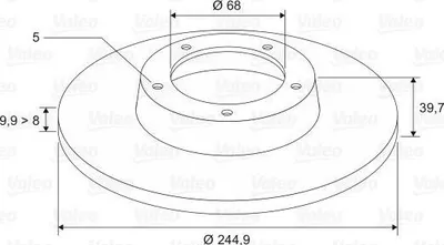 Produktbild von VALEO 814224 Kondensator Klimaanlage Klimakondensator für TOYOTA Yaris Schrägheck (P9) +Trockner