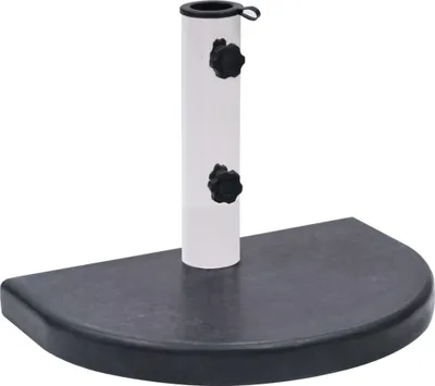 Image de The Living Store porte-parapluies noir 40x28x4 cm granit
