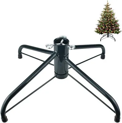 Produktbild von Weihnachtsbaumständer Metall - Robuste Halterung für Kunstweihnachtsbaum 120-240 cm
