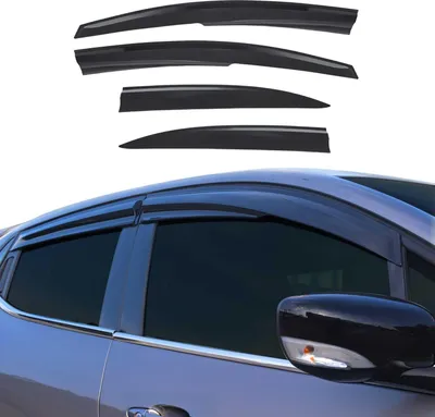 Produktbild von 4x Windabweiser Regenabweiser für Honda Civic Limo 2005-2011 Acryl Dunkel