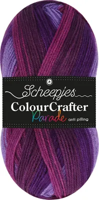 Produktbild von Scheepjes Colour Crafter Parade 100g 407 - Purple Blend