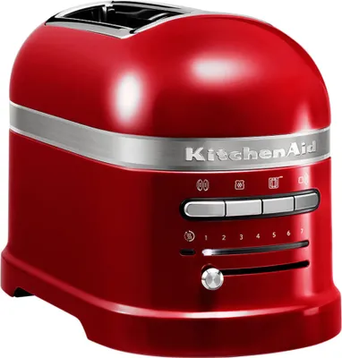Image de Grille-pains 2 fentes 1250w rouge empire - Kitchenaid - 5KMT2204 EER - artisan