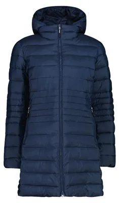 Obrázek produktu pro CMP Dámská zimní bunda, zateplená parka, s kapucí na zip, modrá, velikost 40