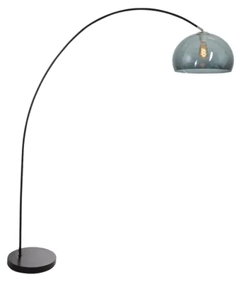 Produktbild von Stehlampe - schwarz - Solva - kunststoff metall - bogenlampe - E27 - 3907ZW - Mexlite