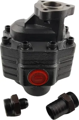 Image de Pompe hydraulique à engrenages pour système de bennage de camion 109L/min, 190bar, bidirectionnelle, fixation 3 trous