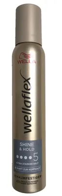 Obrázok produktu pre Wellaflex, Glanz & Halt Pianka do włosów, 200 ml (PRODUKT Z NIEMIEC)