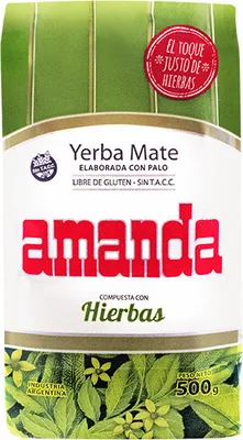 Produktbild von AMANDA Mate-Tee mit Kräutern Yerba Mate