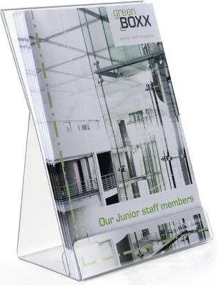 Produktbild von DURABLE Prospektspender A5 hoch, 859519 transparent