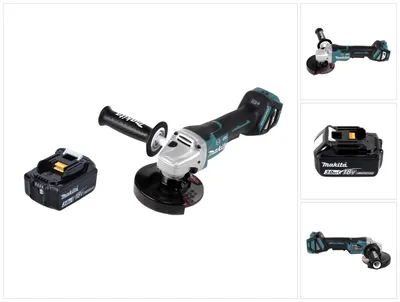 Zdjęcie produktu dla Makita DGA 517 F1 akumulatorowa szlifierka kątowa 18 V 125 mm bezszczotkowa + 1x akumulator 3,0 Ah - bez ładowarki