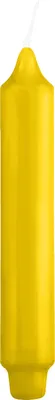 Produktbild von Stabkerzen mit Zapfenfuß Zitrone 250 x Ø 30 mm, 12 Stück