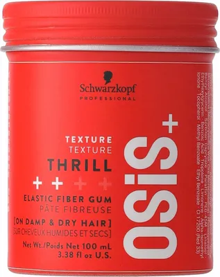 Zdjęcie produktu dla Schwarzkopf Professional Osis+ Thrill Elastyczna guma włóknista, 100 ml