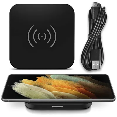 Produktbild von QI Wireless Ladestation für Samsung Galaxy S21 Ultra 5G Ladematte Ladegerät 10W
