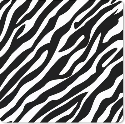 Produktbild von MuchoWow® Mauspad Mousepad Tiere - Zebra - Gestaltung 20x20 cm - Mousepads - Maus Mat - Pad - Mausunterlage - Desk Mat - Bureauartikeln
