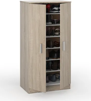 Image de Schuhkommode >Schoe cabinet< in Kanada-Eiche - 55x108x36 (BxHxT)