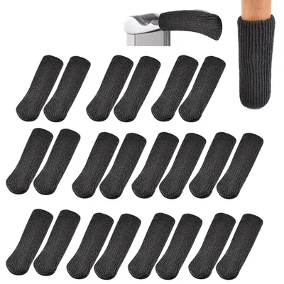 Image de 24 protections antidérapantes pour pieds de chaise