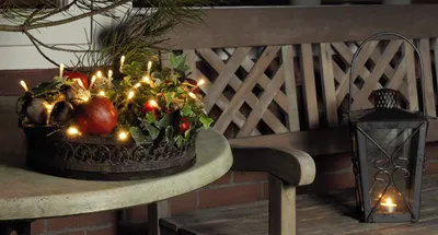 Produktbild von Coen Bakker LED Batterie Lichterkette außen 100 LED warmweiß 7,45m 6/18h Timer schwarz