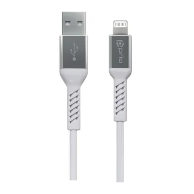 Immagine prodotto di prio Cavo di ricarica e sincronizzazione da USB A a Lightning  MFi da 1,2 m bianco