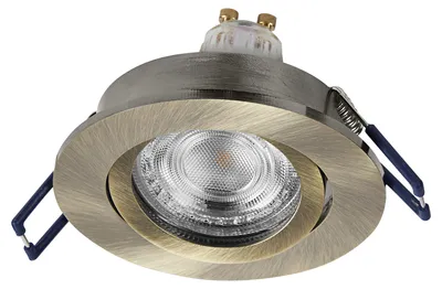 Immagine prodotto di OSRAM 4058075853416 Set di faretti LED da incasso flessibili 4,5 W verde-ottone