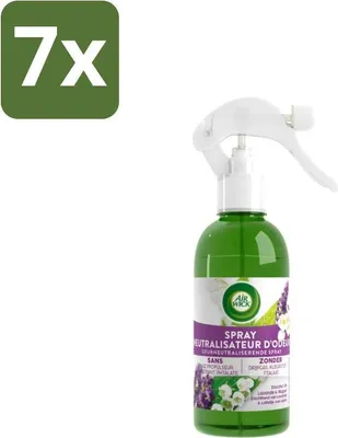 Zdjęcie produktu dla Air Wick – spray do pomieszczeń – Active Fresh Lawenda i lilia – 237 ml – opakowanie ekonomiczne – 7 sztuk