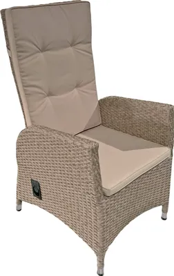 Produktbild von 2er Set Stuhl BRAGA weidenbraun, Auflage creme Set 01