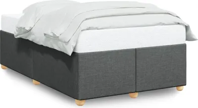 Immagine prodotto di vidaXL Struttura letto senza materasso grigio scuro 120x200 cm tessuto