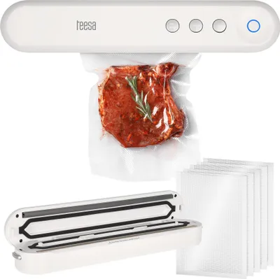 Produktbild von Teesa V100 Vakuumiergerät für Lebensmittel, leistungsstark 70W, 30cm Breite, inkl. Beutel