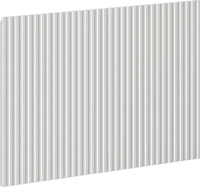 Zdjęcie produktu dla Mexen Rivel front ryflowany do korpusu szafki łazienkowej 45 x 43,5 cm, szary mat - 91A20-0450-470-1-62
