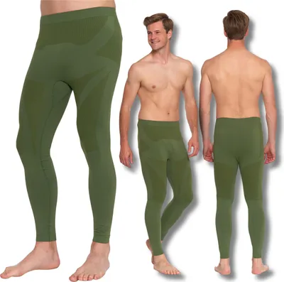 Produktbild von Legginsy Termoaktywne Dopasowane Spodnie Thermo Getry Na Zimę Moraj L