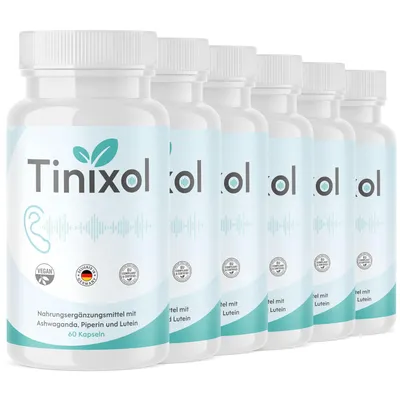 Produktbild von Tinixol Kapseln | reich an Vitaminen | einfache Anwendung | Inhalt 60 Kapseln 6x