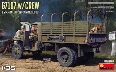 Obrázek produktu pro MiniArt 1:35 US Transport truck G7107 w. Posádka (3)M