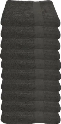 Produktbild von Julie Julsen 10er Pack Gästetuch 600g/m² Anthrazit,30 x 50 cm