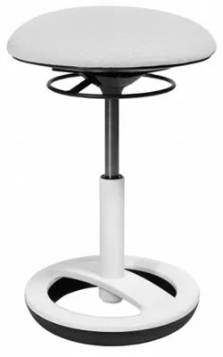 Produktbild von Topstar Stehhilfe ergonomisch SITNESS BOB Sitz-Steh-Hocker, Arbeitshocker höhenverstellbar bis 110 kg belastbar, Sitzhöhe 44 - 57 cm Stoff