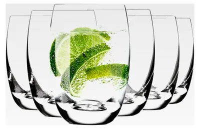 Produktbild von Wassergläser und Saftgläser | Set von 6 | 360 ML | Elite Kollektion | Geeignet für Zuhause, Restaurants und Feiern | Spülmaschinenfest