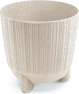 Zdjęcie produktu dla Doniczka RYFOS N ECO WOOD ECO biały mat 14,5 cm