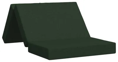 Image de Canapé-lit pliable 100 x 67 x 45 cm Vert foncé
