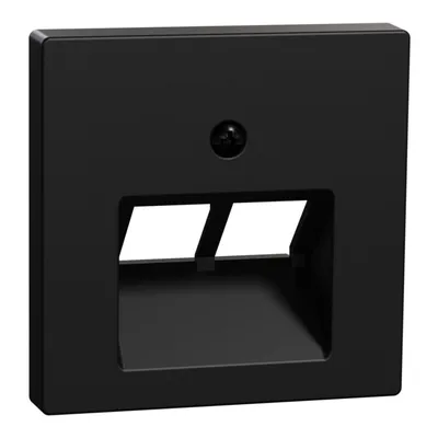 Produktbild von MERTEN Zentralplatte MEG45220403 UAE-Ein. 2f sw matt System M