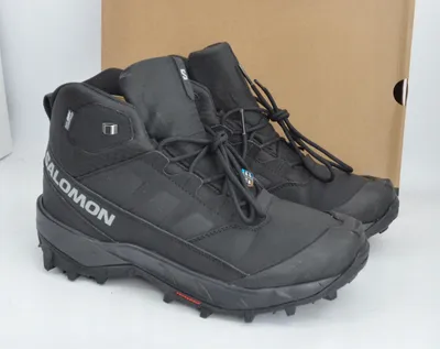 Zdjęcie produktu dla Salomon Winter Cross Spike buty trailowe - black/neon/yellow rozm. 41_5