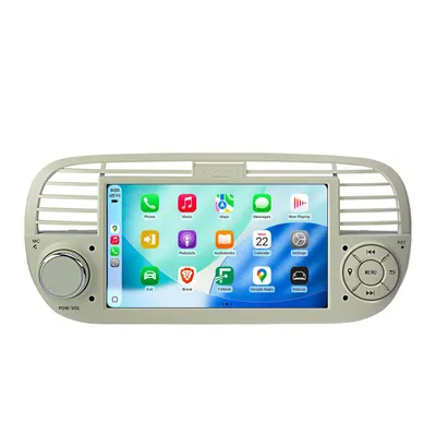 Obrázek produktu pro Autorádio Android 7" 64GB pro Fiat 500 500C (2007–2015) CarPlay Android Auto GPS navigace Bluetooth