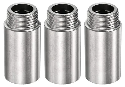 Immagine prodotto di Solidchoice - Set di 3 raccordi per tubi in acciaio inossidabile