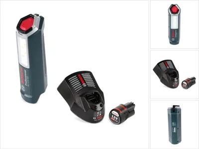 Obrázek produktu pro Akumulátorová lampa Bosch Professional GLI 12V-300 + 1x akumulátor GBA 12 V 3,0 Ah + nabíječka GAL 1230.