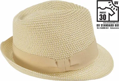 Seeberger knautschbarer Sommerhut Trilby-Hut UV-Schutz 30 in beige