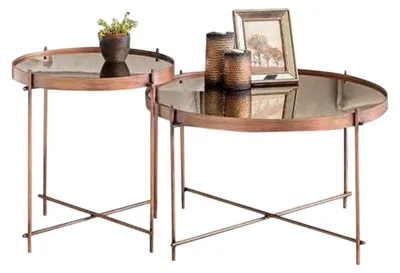 Produktbild von Wohnzimmer-Set mit Couchtisch & Beistelltisch – stilvoll und kompakt